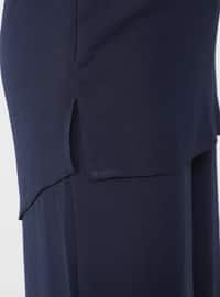 Aerobın Basic Tunic & Trousers Set - Navy Blue