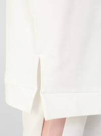 Polo neck - White - Sweat-shirt