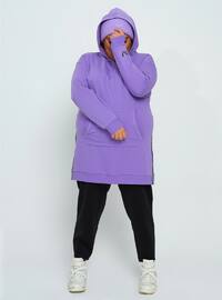 Purple - Plus Size Sweatshirts
