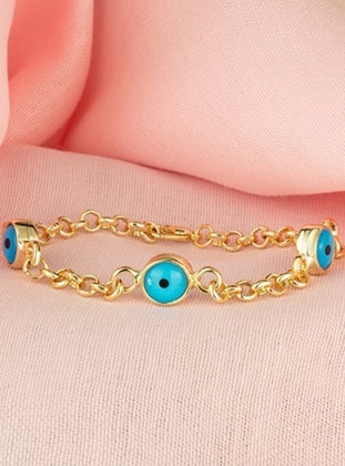 Eye Figured Bracelet - Gold