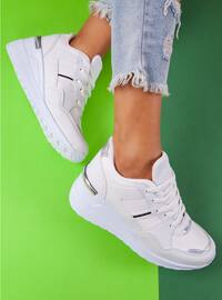 White - Sport - Sports Shoes