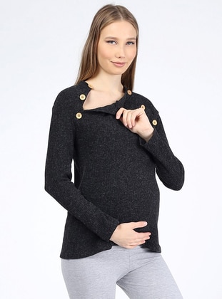 Maternity Sweater Black