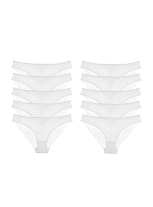 White - Panties - Donella