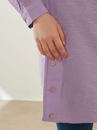 Lilac - Point Collar - Tunic