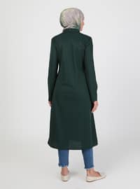 Emerald - Unlined - Crew neck - Topcoat
