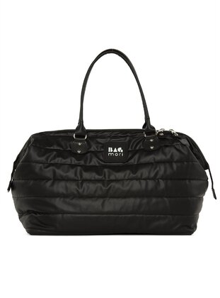 Puffer Mommy Baby Care And Shoulder Bag Black