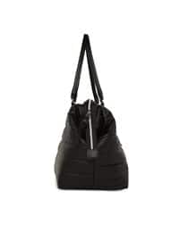 Puffer Mommy Baby Care And Shoulder Bag Black