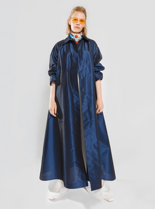 Saxe - Unlined - Point Collar - Trench Coat - Nuum Design