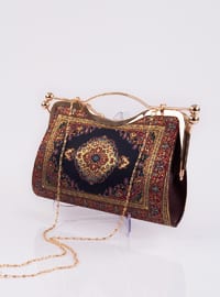 Maroon - Satchel - Clutch - Clutch Bags / Handbags