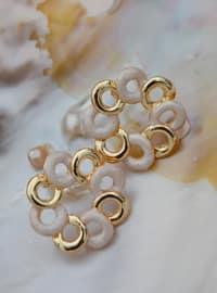 Beige - Earring