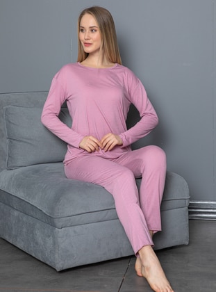 Dusty Rose - Rose - Loungewear Suits - Fawn