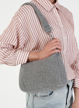 Gray - Satchel - Shoulder Bags - Icone
