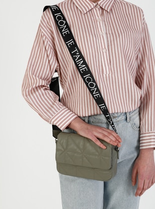 Green - Crossbody - Satchel - Shoulder Bags - Icone