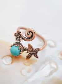 Custom Tarasim Turquoise Ring Copper