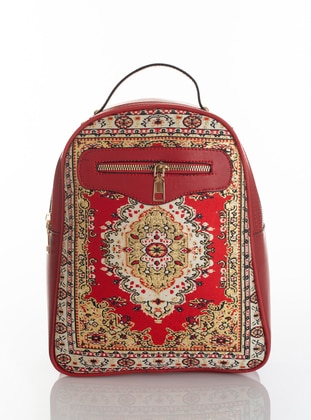 Red - Satchel - Backpack - Backpacks - MOTTİF İSTANBUL