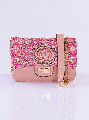 Pink - Satchel - Shoulder Bags - MOTTİF İSTANBUL