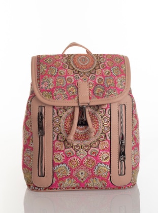 Pink - Backpack - Backpacks - MOTTİF İSTANBUL