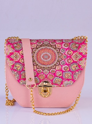 Pink - Satchel - Shoulder Bags - MOTTİF İSTANBUL