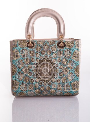 Turquoise - Satchel - Shoulder Bags - MOTTİF İSTANBUL