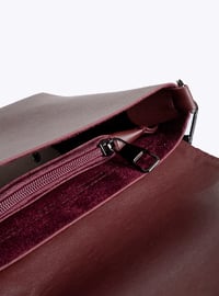 Maroon - Crossbody - Satchel - Shoulder Bags