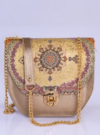 Gold - Satchel - Shoulder Bags