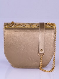 Gold - Satchel - Shoulder Bags