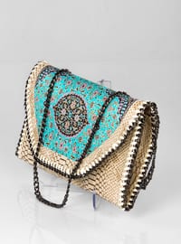 Turquoise - Satchel - Clutch - Clutch Bags / Handbags