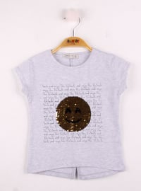 Gray - Girls` T-Shirt