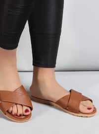 Tan - Slippers