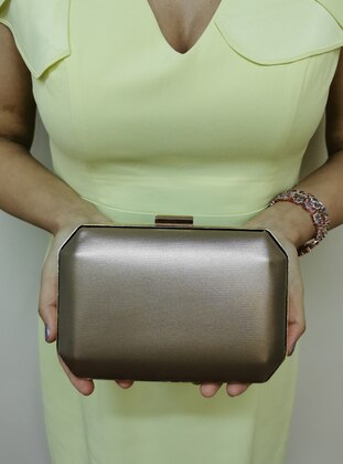 Bronze - Clutch - Clutch Bags / Handbags - Nazart