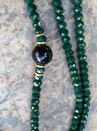 Collier en Pierre Verte