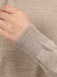 Turtleneck Sweater Tunic Mink