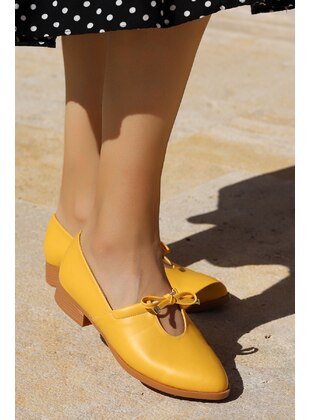 Mustard - Flat Shoes - Ayakland