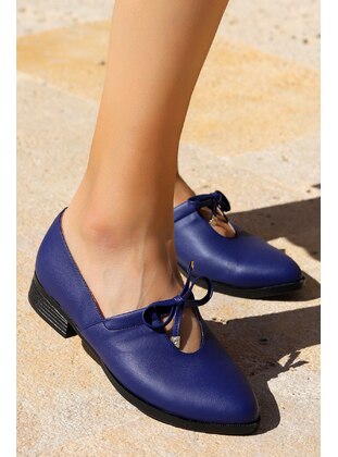Blue - Flat Shoes - Ayakland