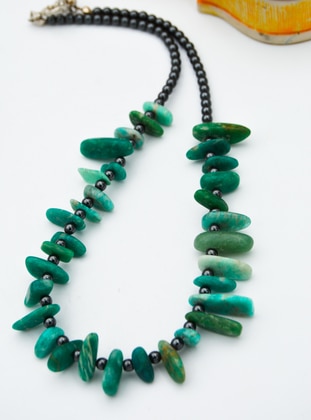 Green - Necklace - Stoneage