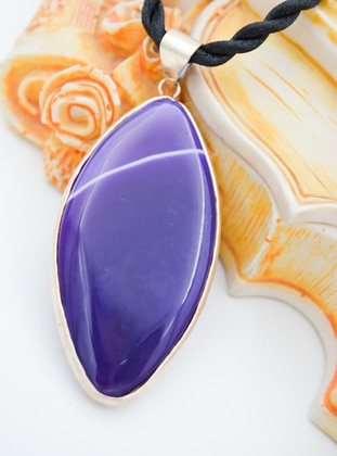 Purple - Necklace - Stoneage