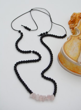 Black - Necklace - Stoneage