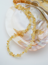 Collier Citrine - Jaune Élégant