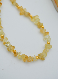 Collier Citrine - Jaune Élégant