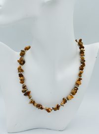 Collier en Pierre Marron
