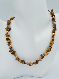 Collier en Pierre Marron