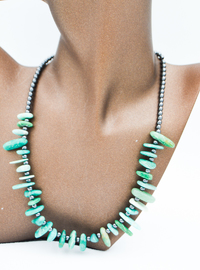 Collier en Pierre Naturelle Vert