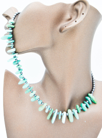 Collier en Pierre Naturelle Vert
