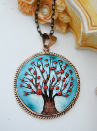 Collier Arbre de Vie Turquoise
