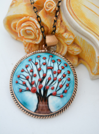 Collier Arbre de Vie Turquoise