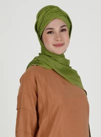 Green - Plain - Instant Scarf