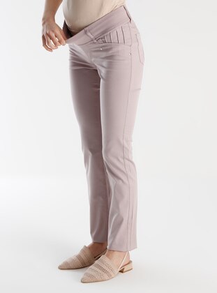 Pink - Unlined - Maternity Pants - Gaiamom