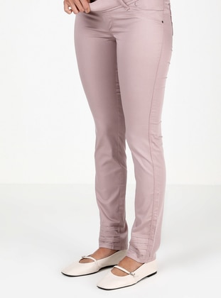 Pink - Unlined - Maternity Pants - Gaiamom
