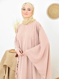 Pearl Abaya Camel