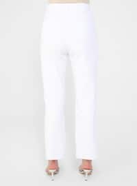 White - Denim - Pants